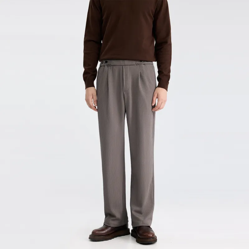 WILD LEADER Casual Pants Unisex Cloudy Gray-2