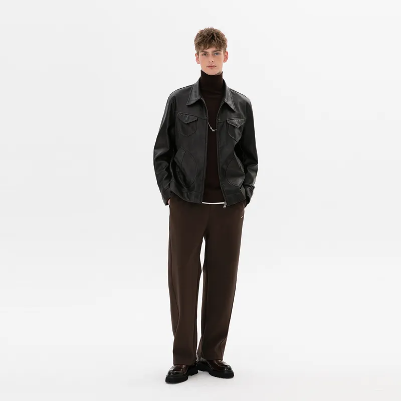 WILD LEADER Jackets Coats Unisex Vintage Black-5