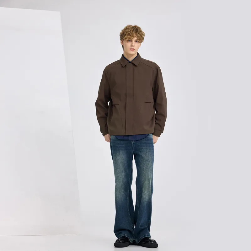 WILD LEADER Jackets Coats Unisex Coffee-6