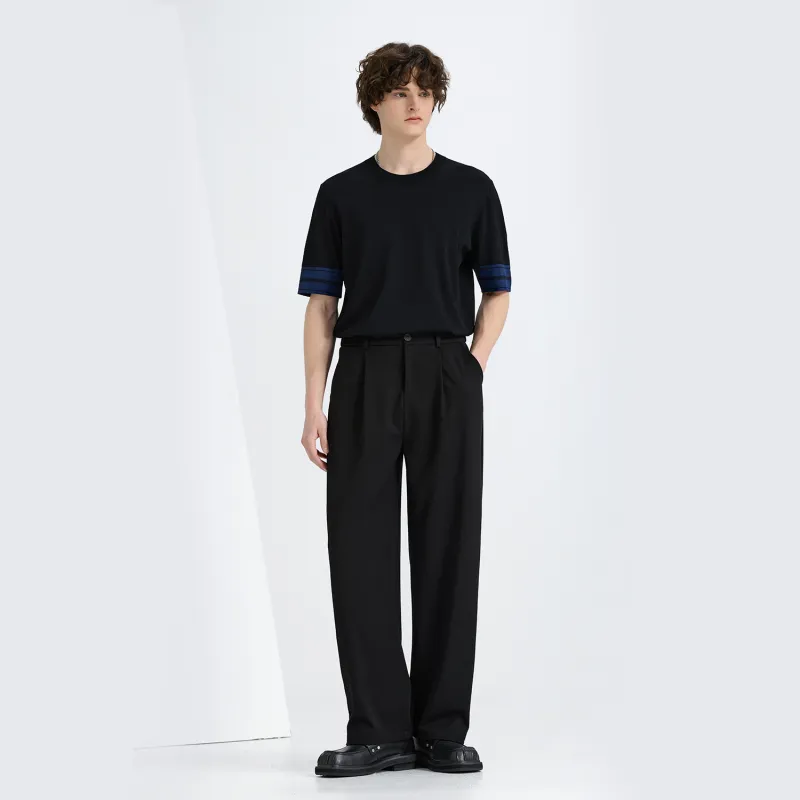 WILD LEADER Suit Trouser Unisex Black-3