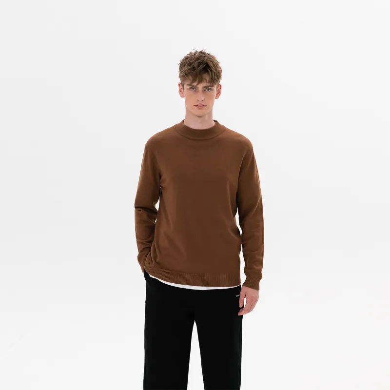 WILD LEADER Knitwear Unisex Tea Brown-5
