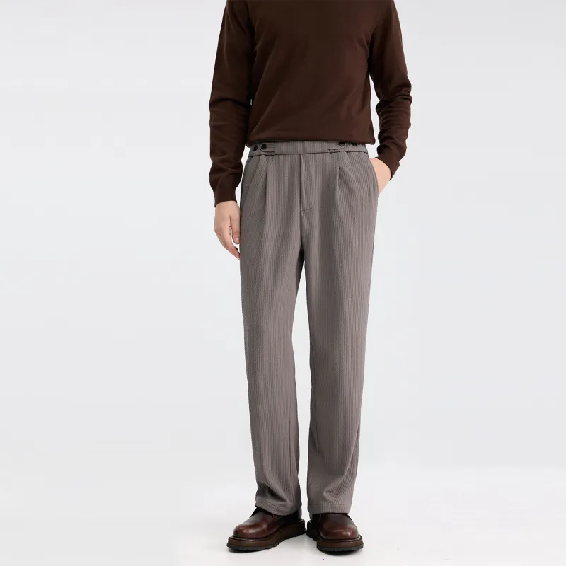 WILD LEADER Casual Pants Unisex Cloudy Gray-3