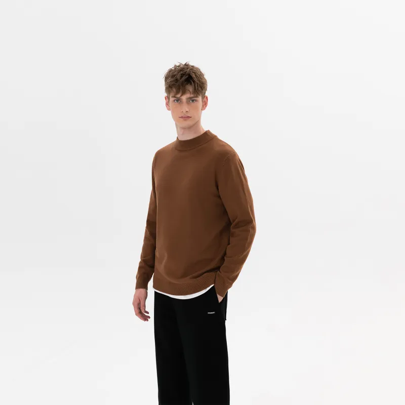 WILD LEADER Knitwear Unisex Tea Brown-2