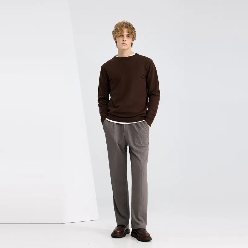 WILD LEADER Casual Pants Unisex Cloudy Gray-4