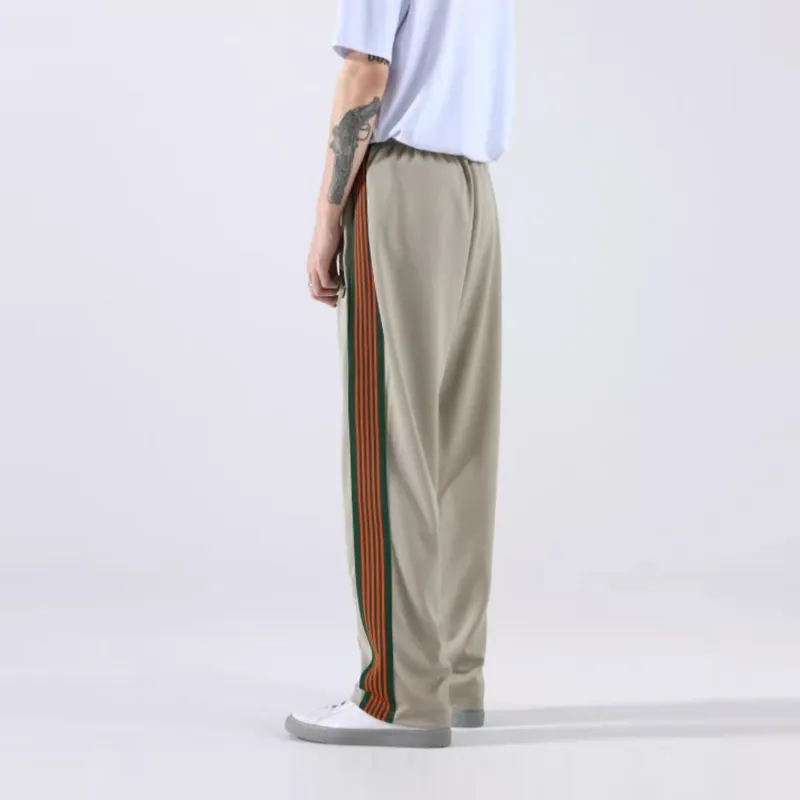 WILD LEADER Casual Pants Unisex Khaki-3