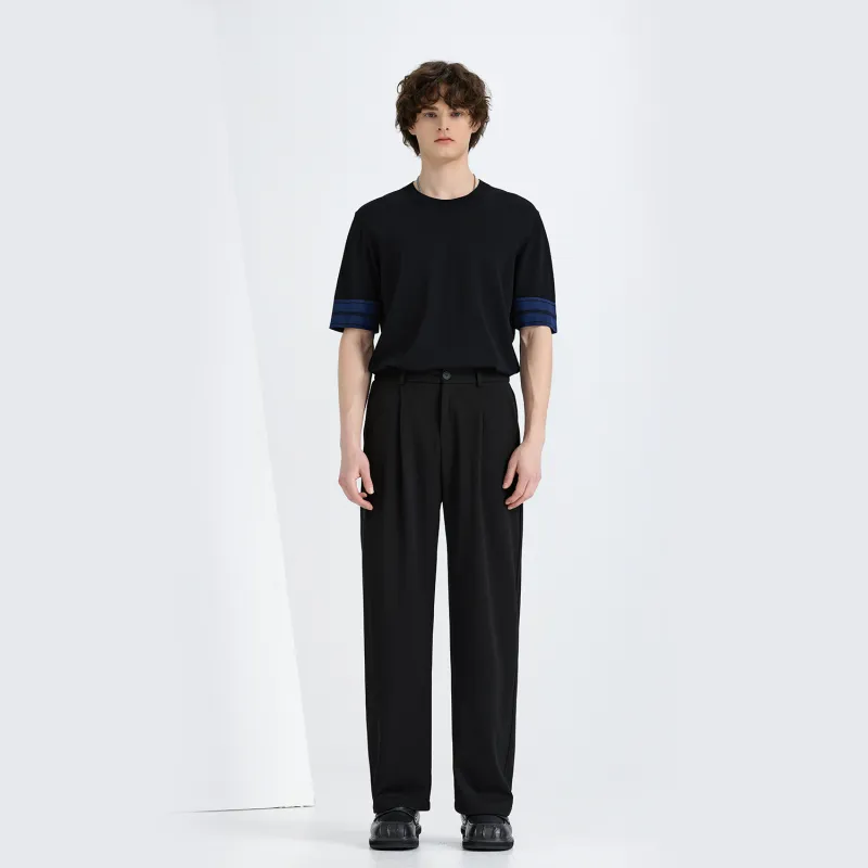 WILD LEADER Suit Trouser Unisex Black-2