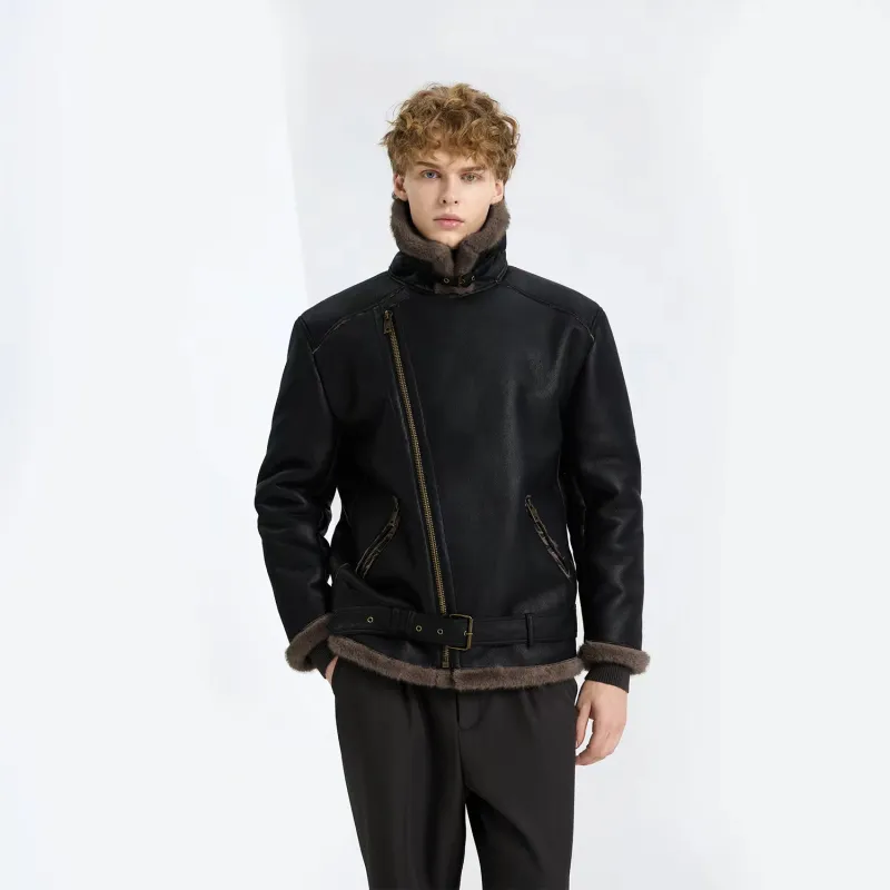 WILD LEADER Leather Jacket Unisex-2