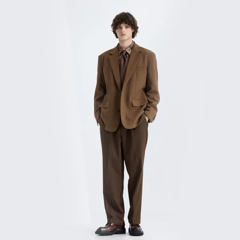 WILD LEADER Business Suit Unisex Khaki-3