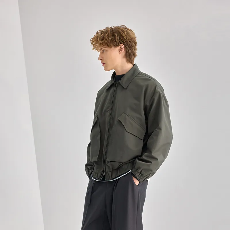 WILD LEADER Jackets Coats Unisex Gray Green-3