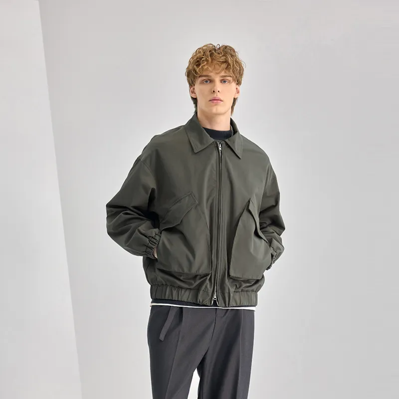 WILD LEADER Jackets Coats Unisex Gray Green-6