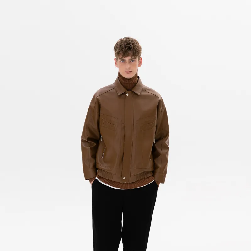 WILD LEADER Leather Jacket Unisex-7