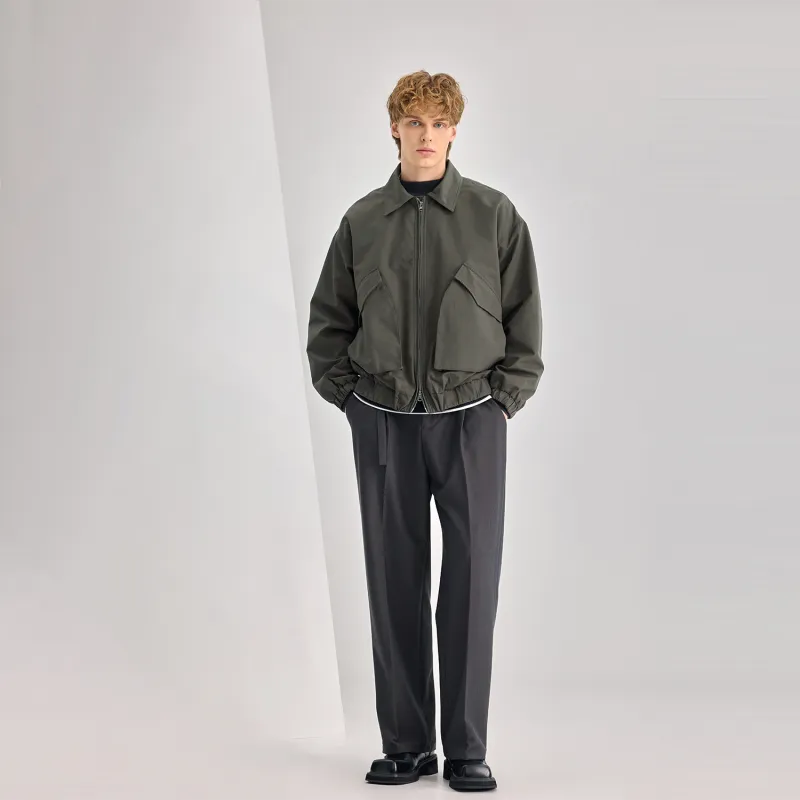WILD LEADER Jackets Coats Unisex Gray Green-4