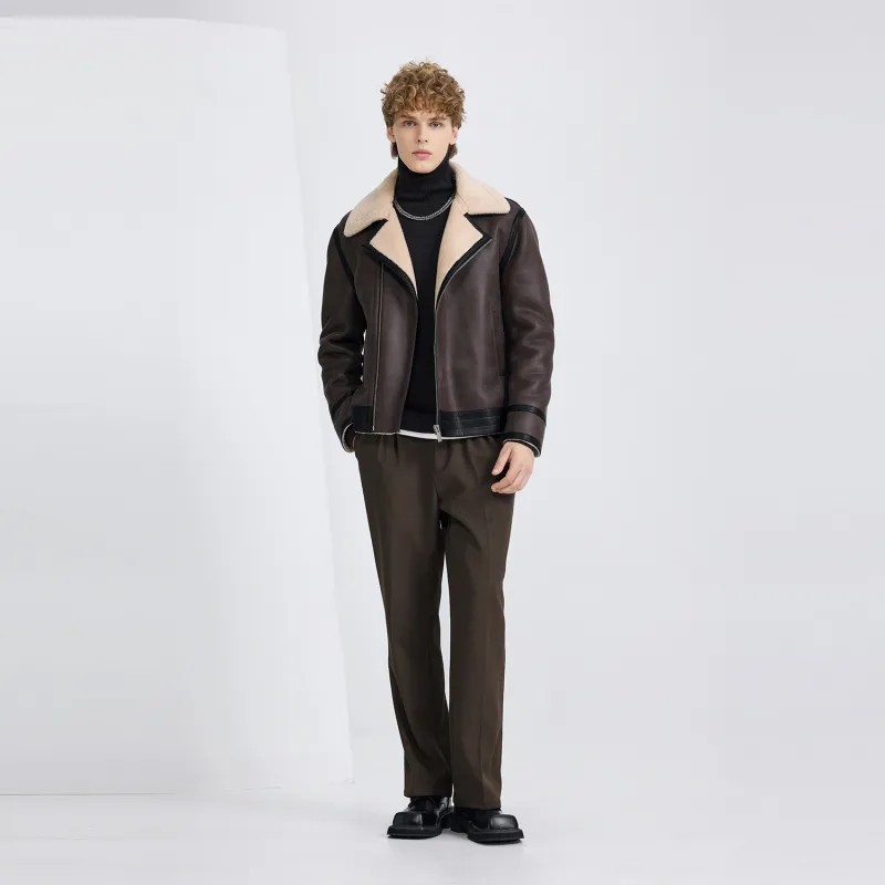 WILD LEADER Leather Jacket Unisex-13