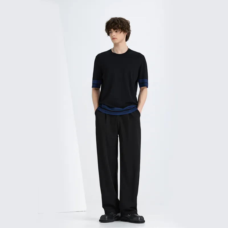 WILD LEADER Suit Trouser Unisex Black-7