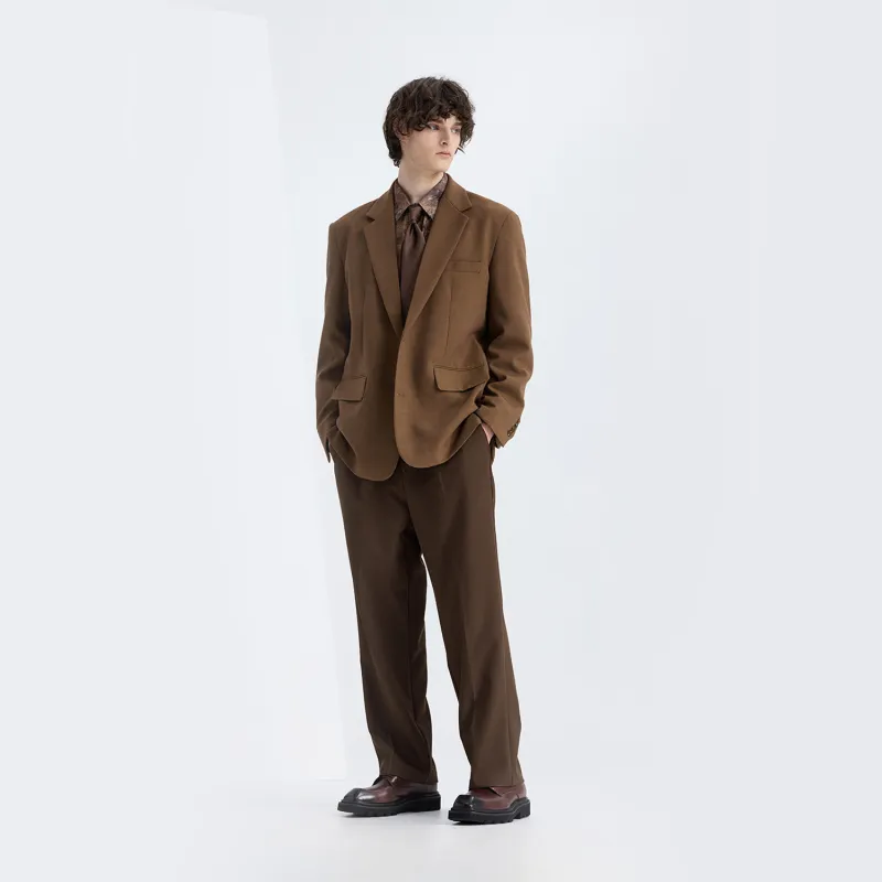 WILD LEADER Business Suit Unisex Khaki-2