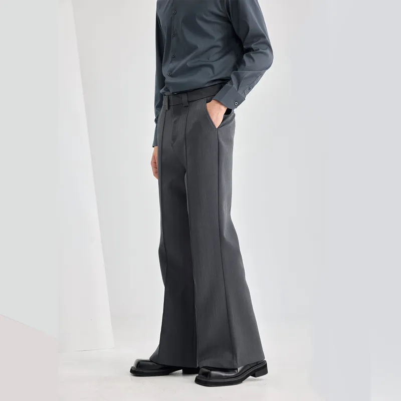 WILD LEADER Casual Pants Unisex Lead Gray-3