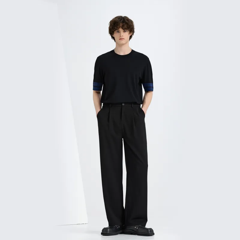 WILD LEADER Suit Trouser Unisex Black-4