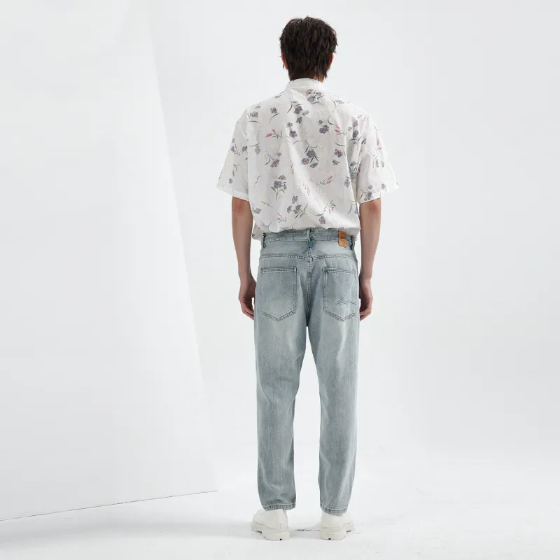 WILD LEADER Jeans Unisex Light Blue-2