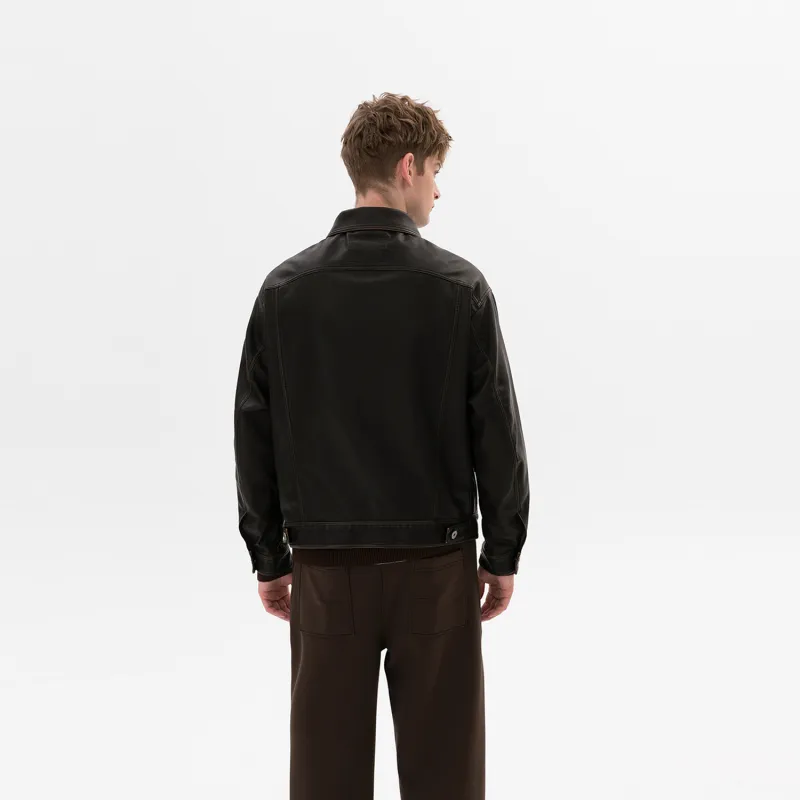 WILD LEADER Jackets Coats Unisex Vintage Black-4