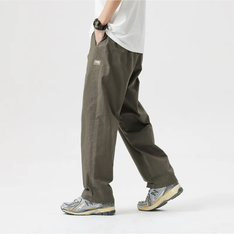 WILD LEADER FW23 Casual Pants Unisex Gray Green-2