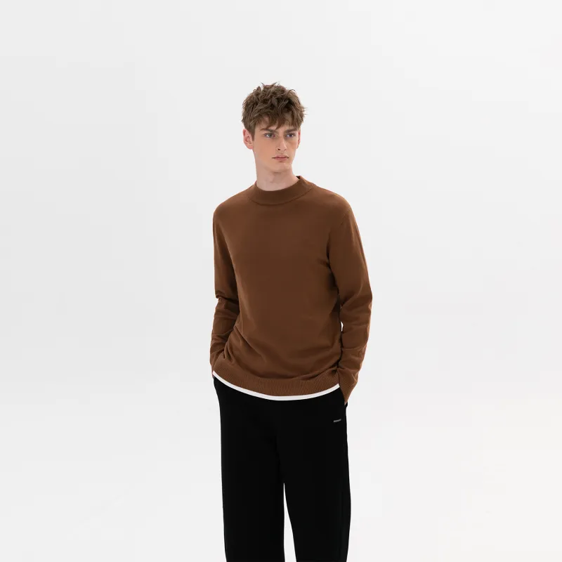 WILD LEADER Knitwear Unisex Tea Brown-4