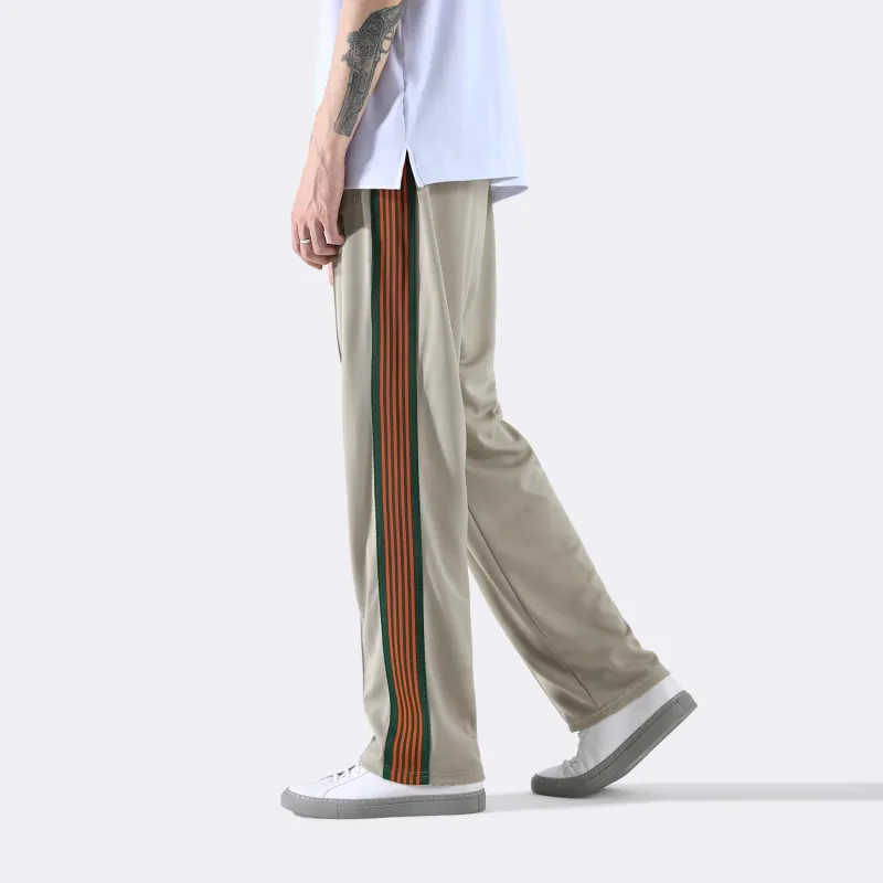 WILD LEADER Casual Pants Unisex Khaki-4