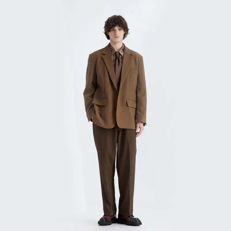 WILD LEADER Business Suit Unisex Khaki-4