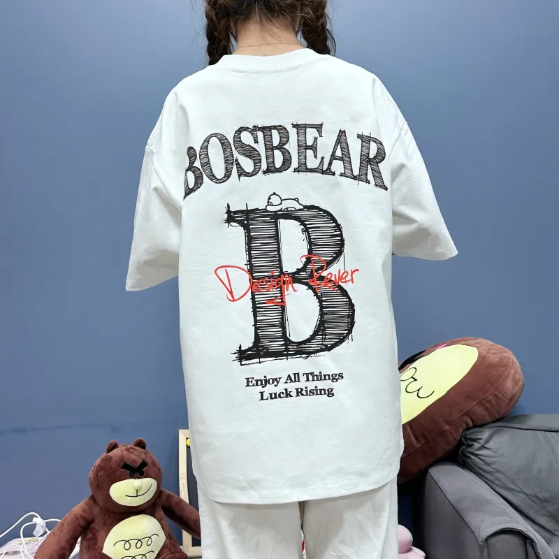 BOS BEAR BOSHIXIONG T Shirts Unisex-2