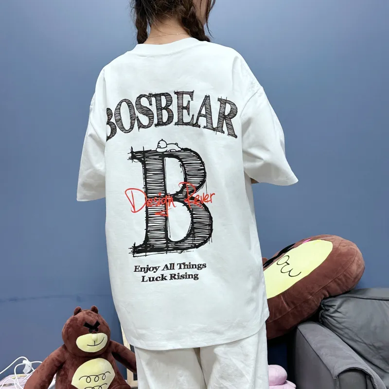 BOS BEAR BOSHIXIONG T Shirts Unisex-6
