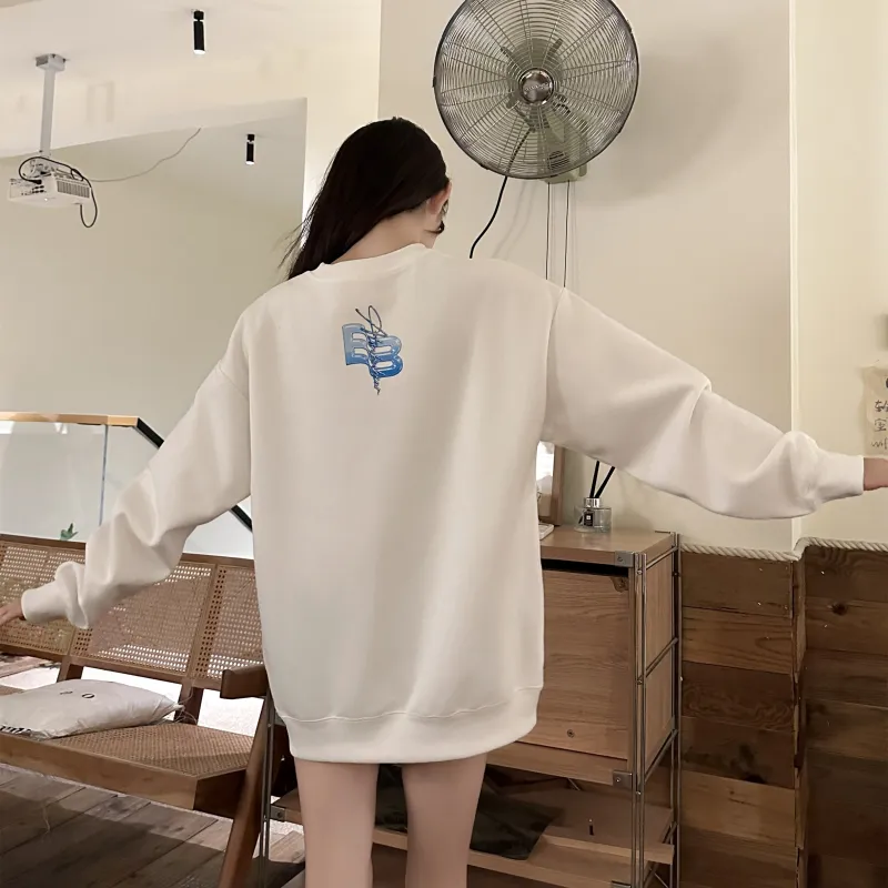 BOS BEAR BOSHIXIONG Sweatshirt Unisex Black White-4