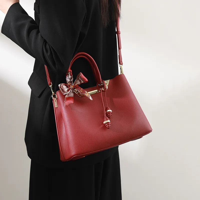H YXIANG Microfiber Synthetic Leather One Shoulder Handbags Women's Multicolor-1