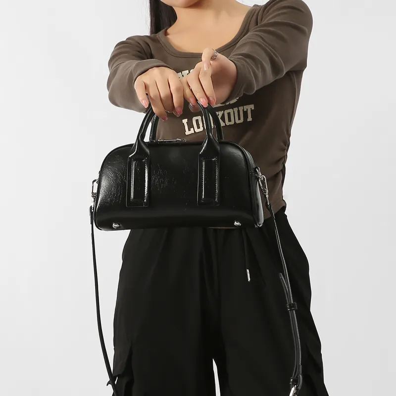 H YXIANG Microfiber Leather Handbag Crossbody Bag Shoulder Bag Regular Women's White/Pink/Black/Silver-10