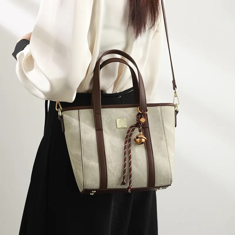H YXIANG Microfiber Synthetic Leather Handbag Women's Green-6