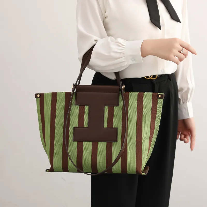 H YXIANG Canvas Tote Bag, Shopping Bag, Crossbody Bag, Handbag Women's Multicolor-6