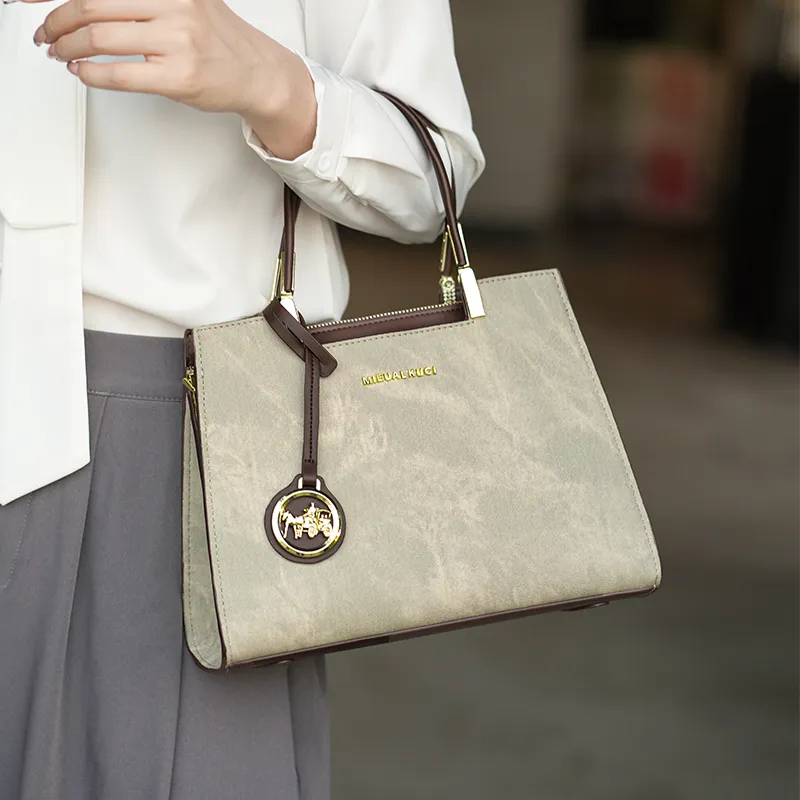H YXIANG Microfiber Synthetic Leather Shoulder Bag Crossbody Bag Handbags Regular Women's Green-1