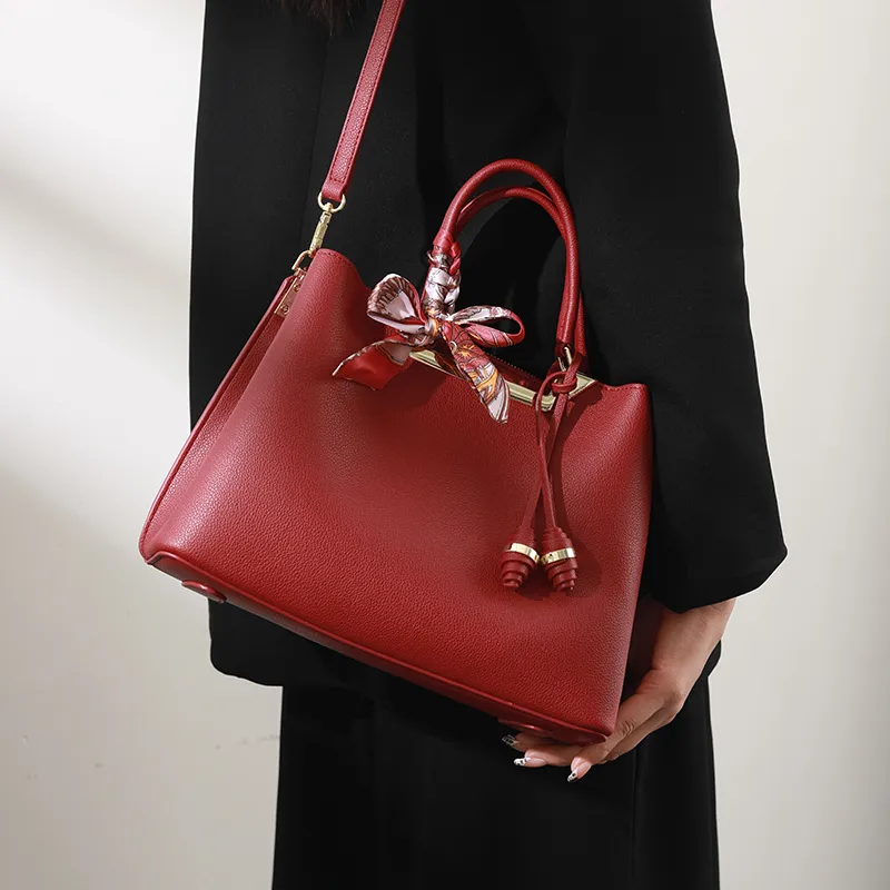 H YXIANG Microfiber Synthetic Leather One Shoulder Handbags Women's Multicolor-7