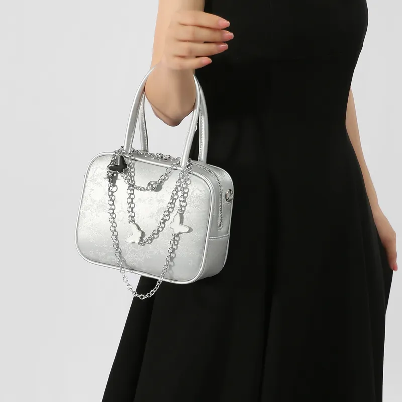 H YXIANG Microfiber Leather Shoulder Bag Women's-14