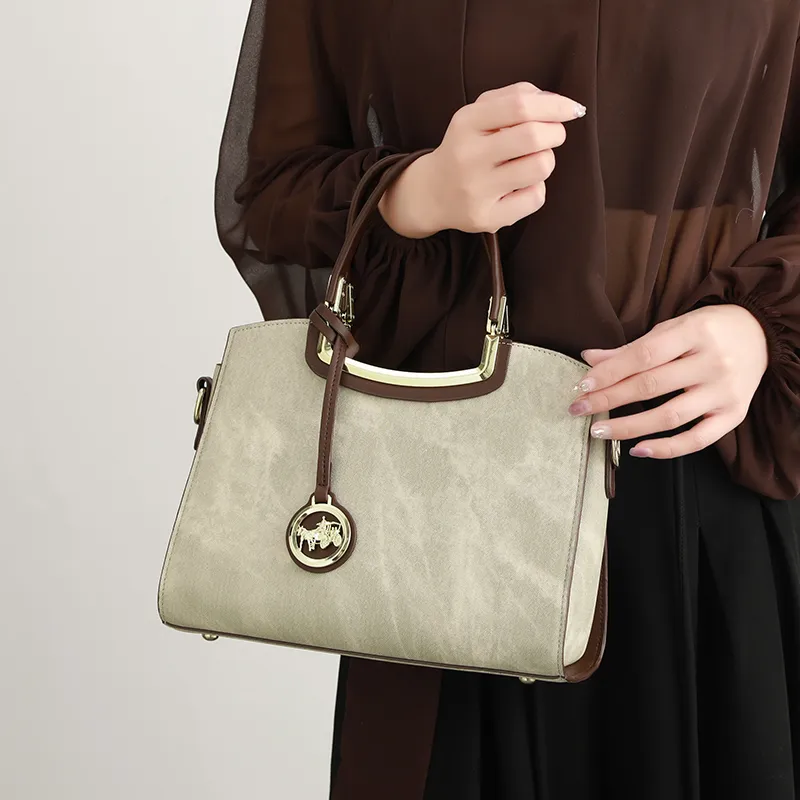 H YXIANG Microfiber Synthetic Leather Shoulder Bag, Crossbody Bag, Handbag Women's Green-4