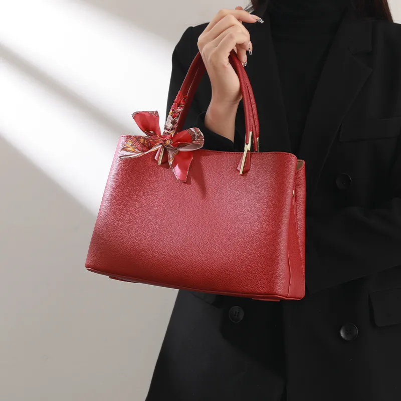H YXIANG Microfiber Synthetic Leather Shoulder Bag Crossbody Bag Handbag Regular Women's Black/Red/Khaki-5