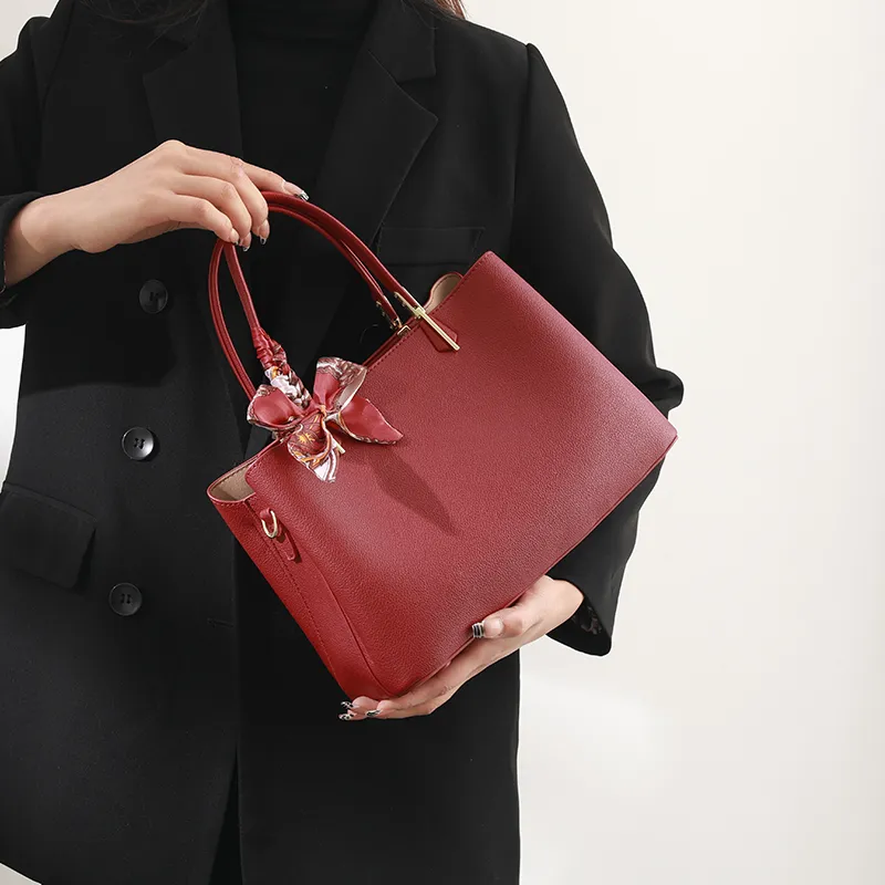 H YXIANG Microfiber Synthetic Leather Shoulder Bag Crossbody Bag Handbag Regular Women's Black/Red/Khaki-4