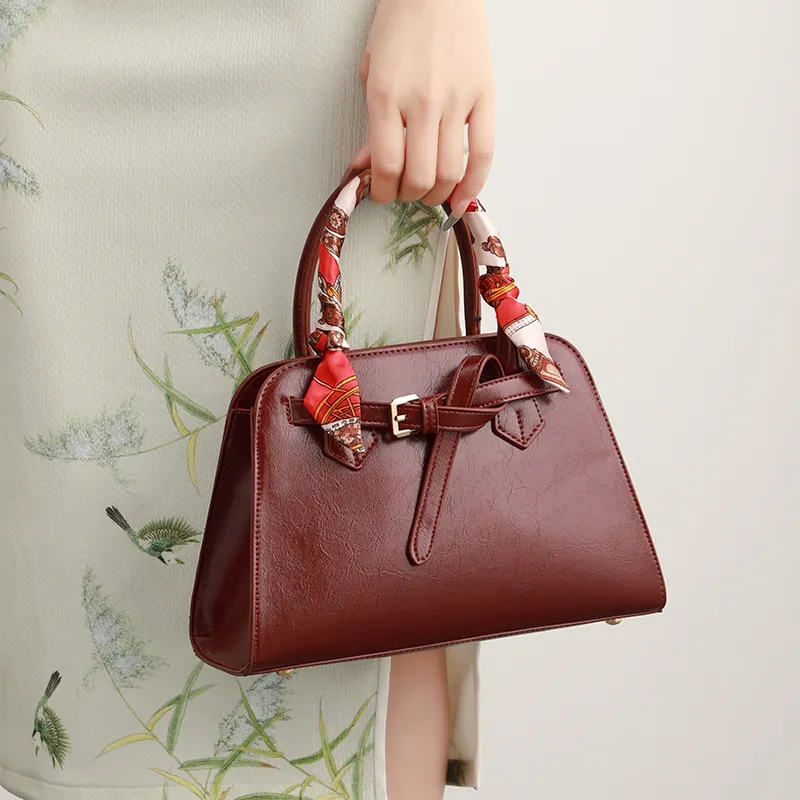 H YXIANG Microfiber Synthetic Leather One Shoulder Handbag Regular Women's Multicolor-5