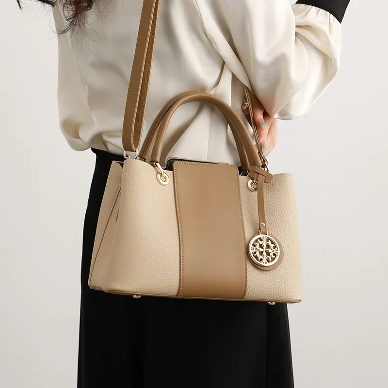 H YXIANG Microfiber Synthetic Leather Shoulder Bag, Handbag Women's-2