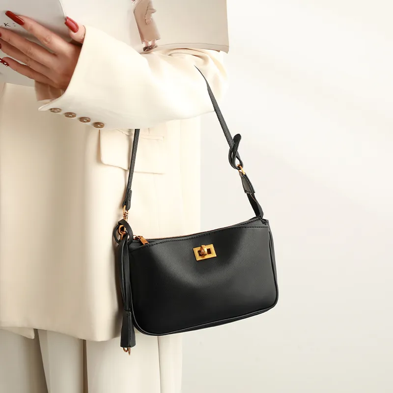 H YXIANG Microfiber Synthetic Leather Shoulder Bag Women's Multicolor-10
