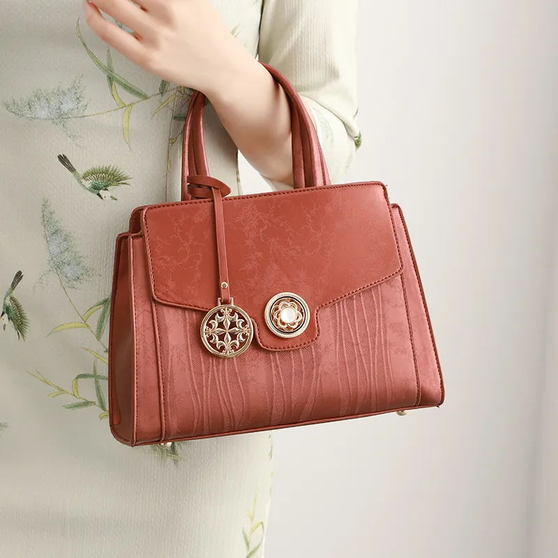 H YXIANG Microfiber Synthetic Leather Tote Shoulder Bag, Crossbody Bag, Handbag Women's Multicolor-5