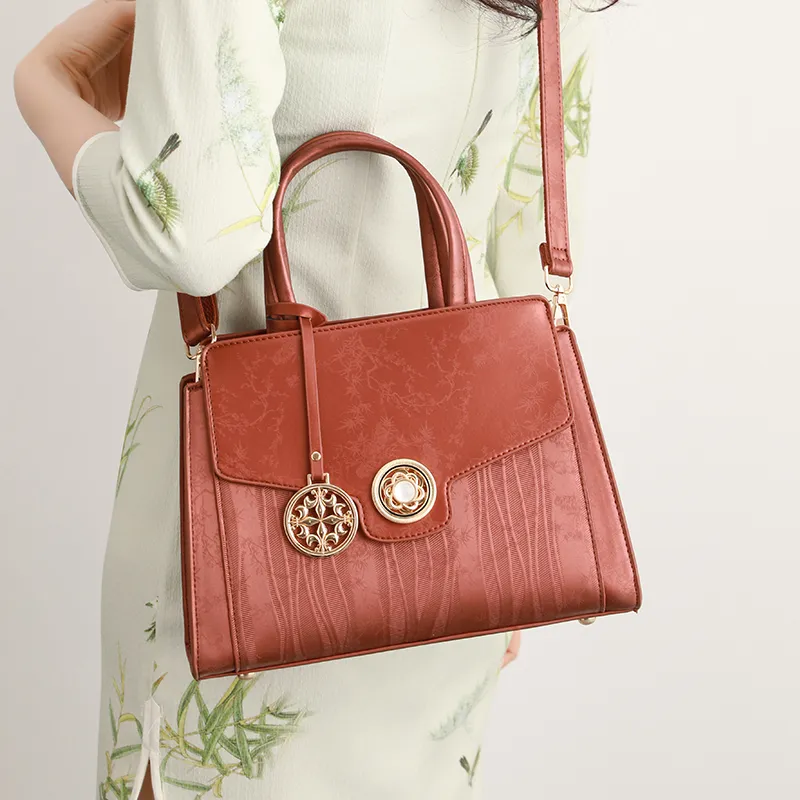 H YXIANG Microfiber Synthetic Leather Tote Shoulder Bag, Crossbody Bag, Handbag Women's Multicolor-1