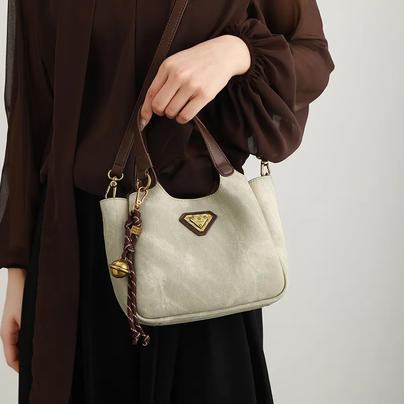 H YXIANG Synthetic Leather Shoulder Bag, Crossbody Bag, Handbag Women's Green-1