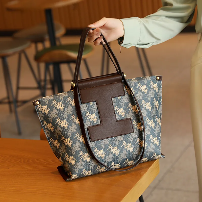 H YXIANG Microfiber Synthetic Leather Tote Bag Shopping Bag Crossbody Bag Shoulder Bag Women's Multicolor-6