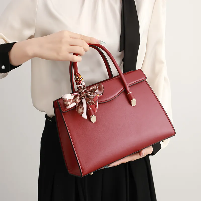 H YXIANG Microfiber Synthetic Leather One Shoulder Handbag Women's Multicolor-1