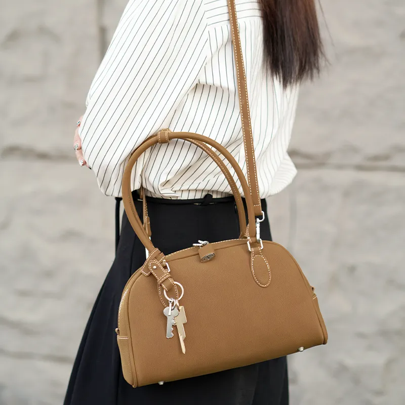 H YXIANG Microfiber Synthetic Leather Handbag Shoulder Bag Regular Women's Multicolor-5