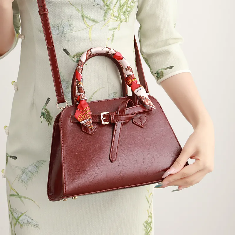H YXIANG Microfiber Synthetic Leather One Shoulder Handbag Regular Women's Multicolor-8